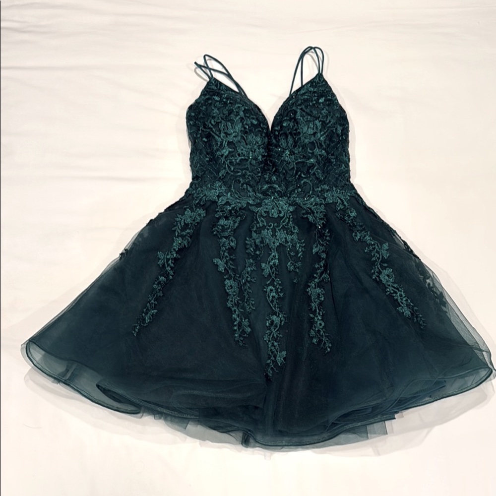 Prom/Homecoming Dress by Sherri Hill Teal